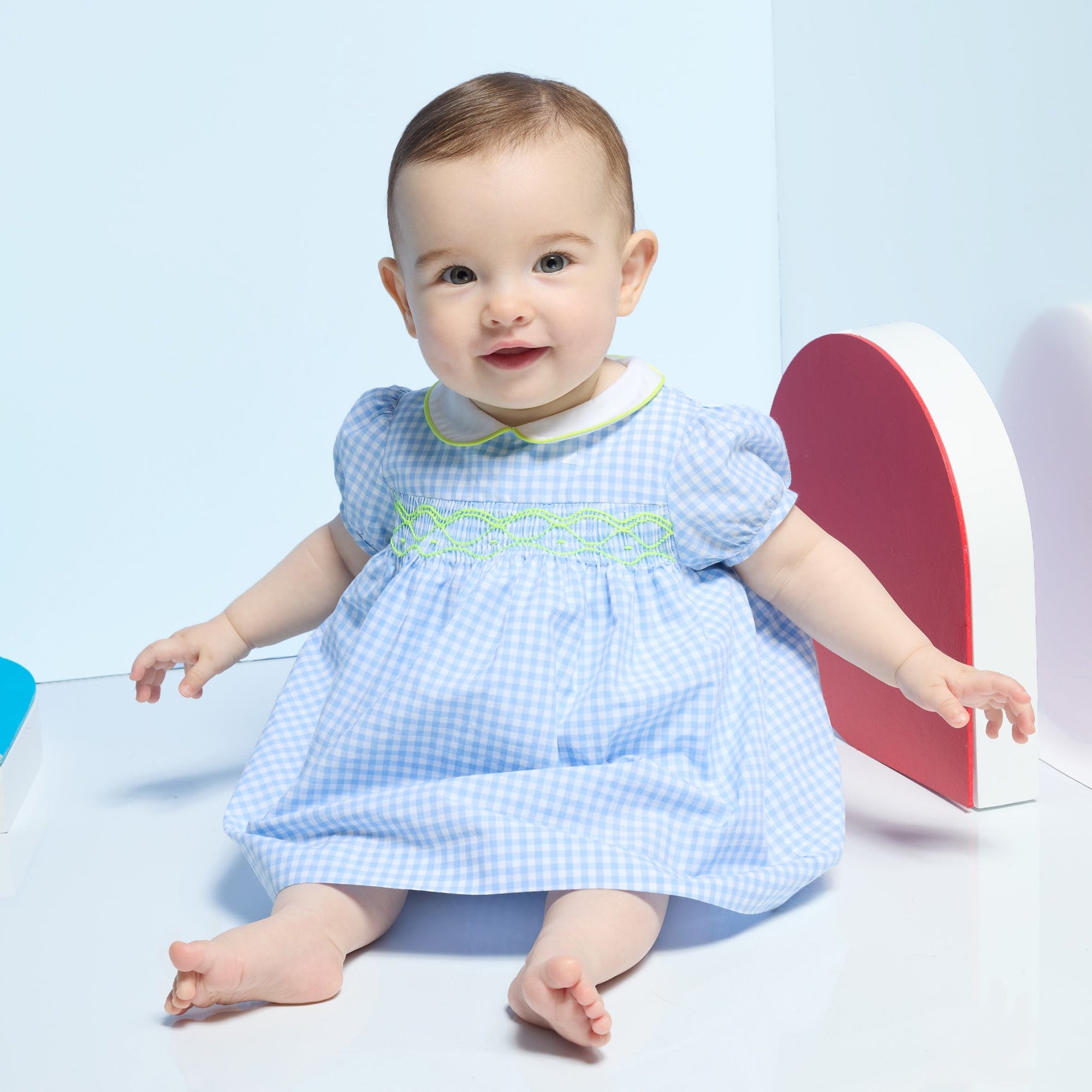 0 QTY / BLEU/BLANC PAP ROBE MELODIE