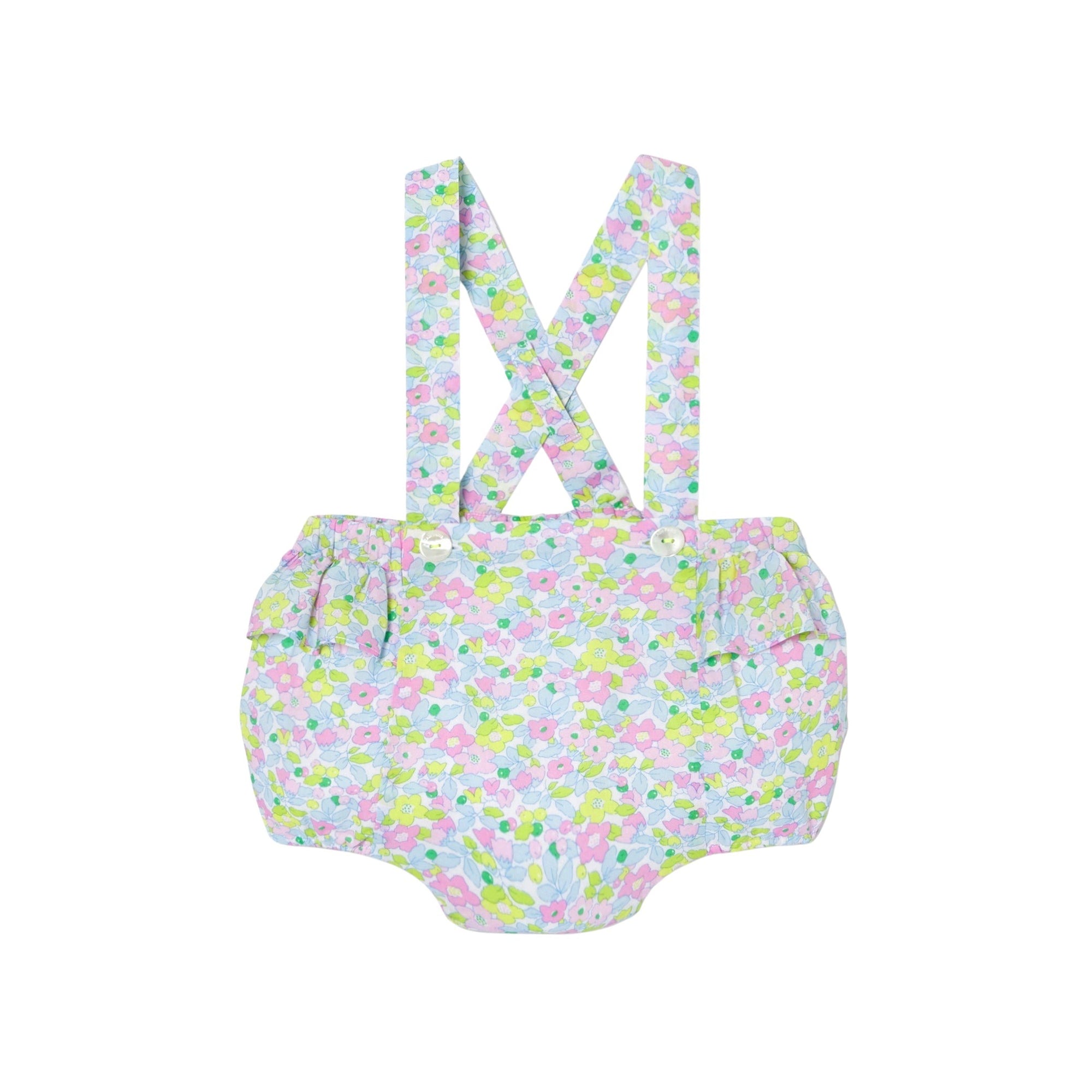 429 QTY / BLANC/MULTICO PAP COMBINAISON/ BLOOMER MAHAULT