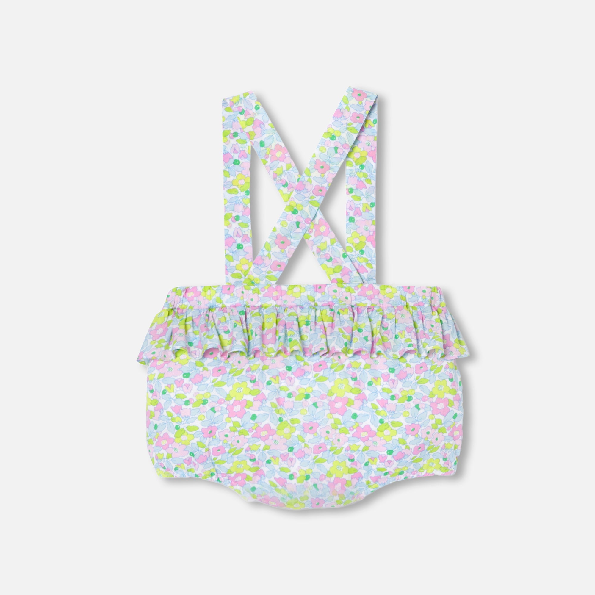 429 QTY / BLANC/MULTICO PAP COMBINAISON/ BLOOMER MAHAULT