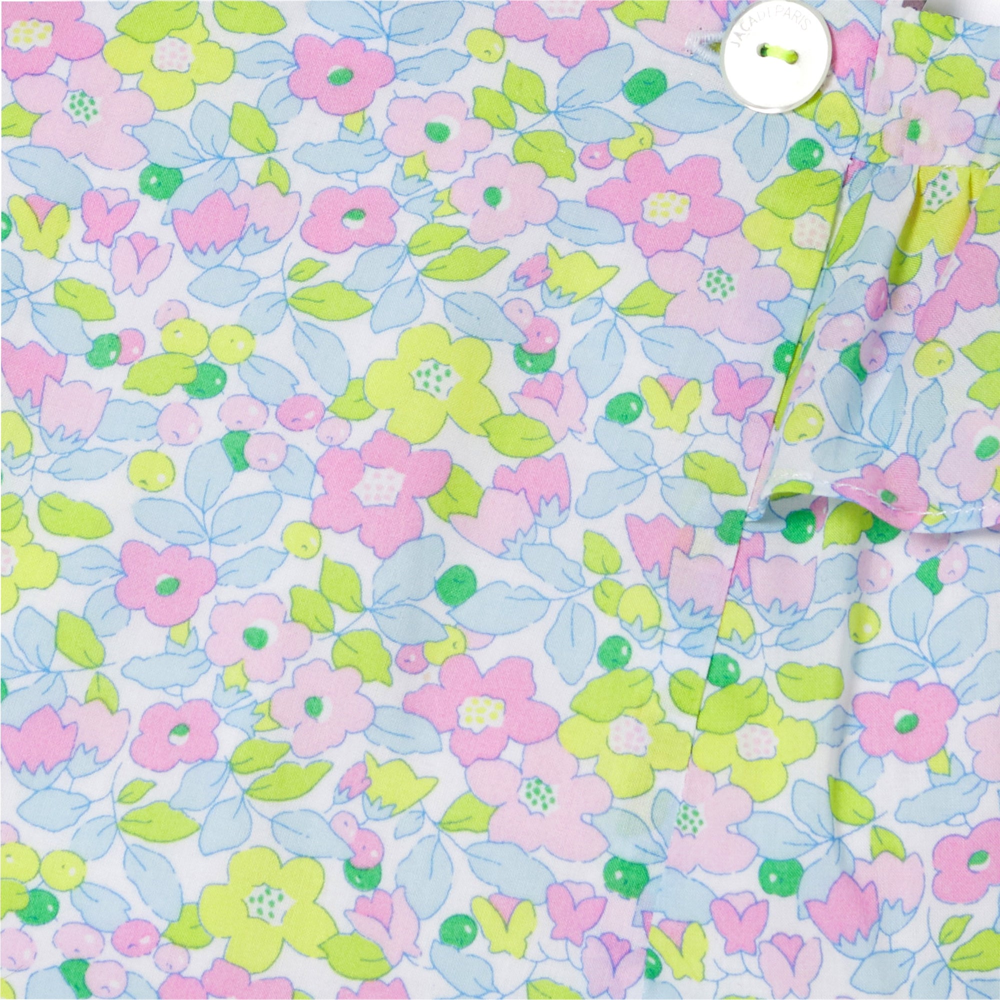 429 QTY / BLANC/MULTICO PAP COMBINAISON/ BLOOMER MAHAULT