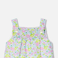 330 QTY / BLANC/MULTICO PAP SALOPETTE MADELINE