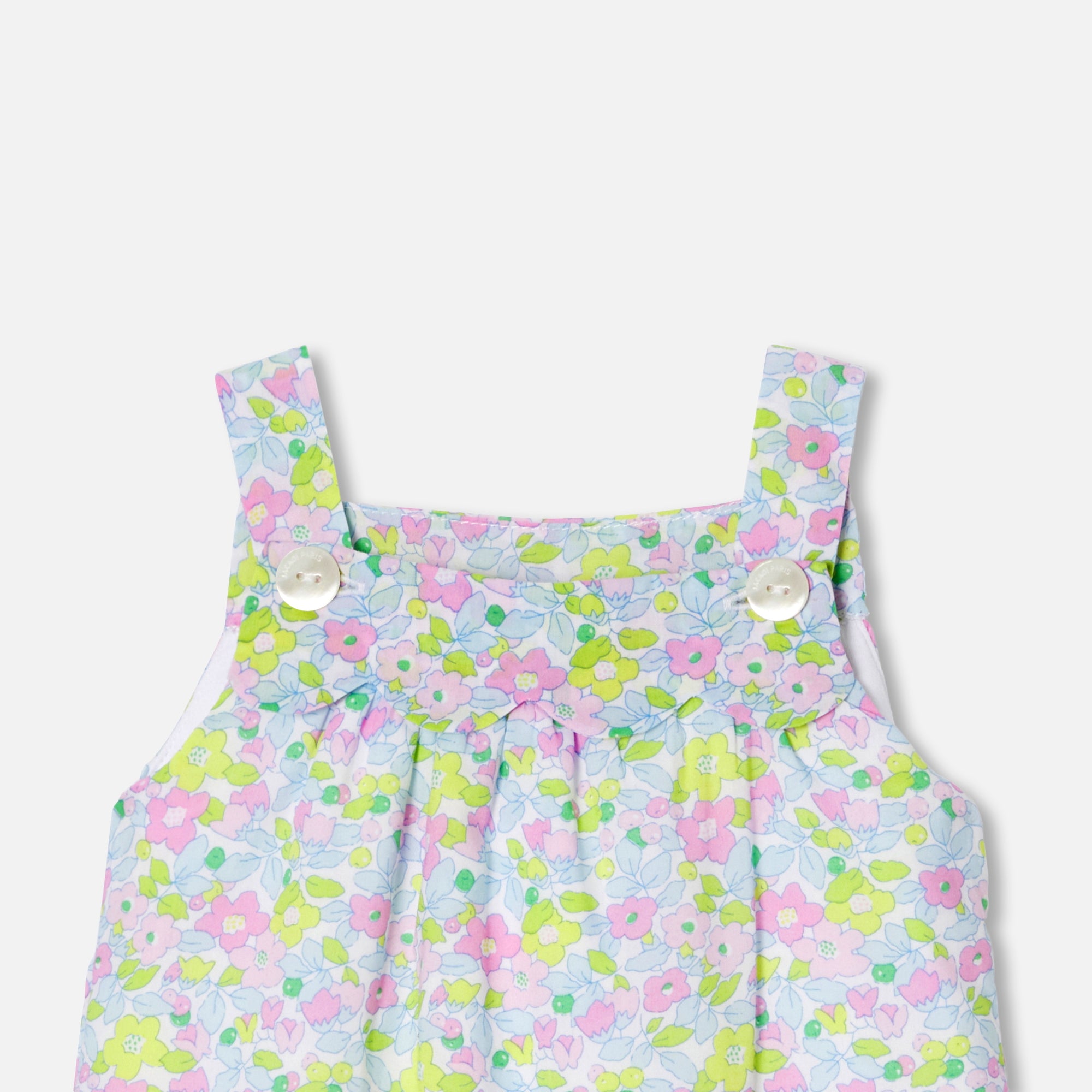 330 QTY / BLANC/MULTICO PAP SALOPETTE MADELINE