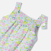 330 QTY / BLANC/MULTICO PAP SALOPETTE MADELINE