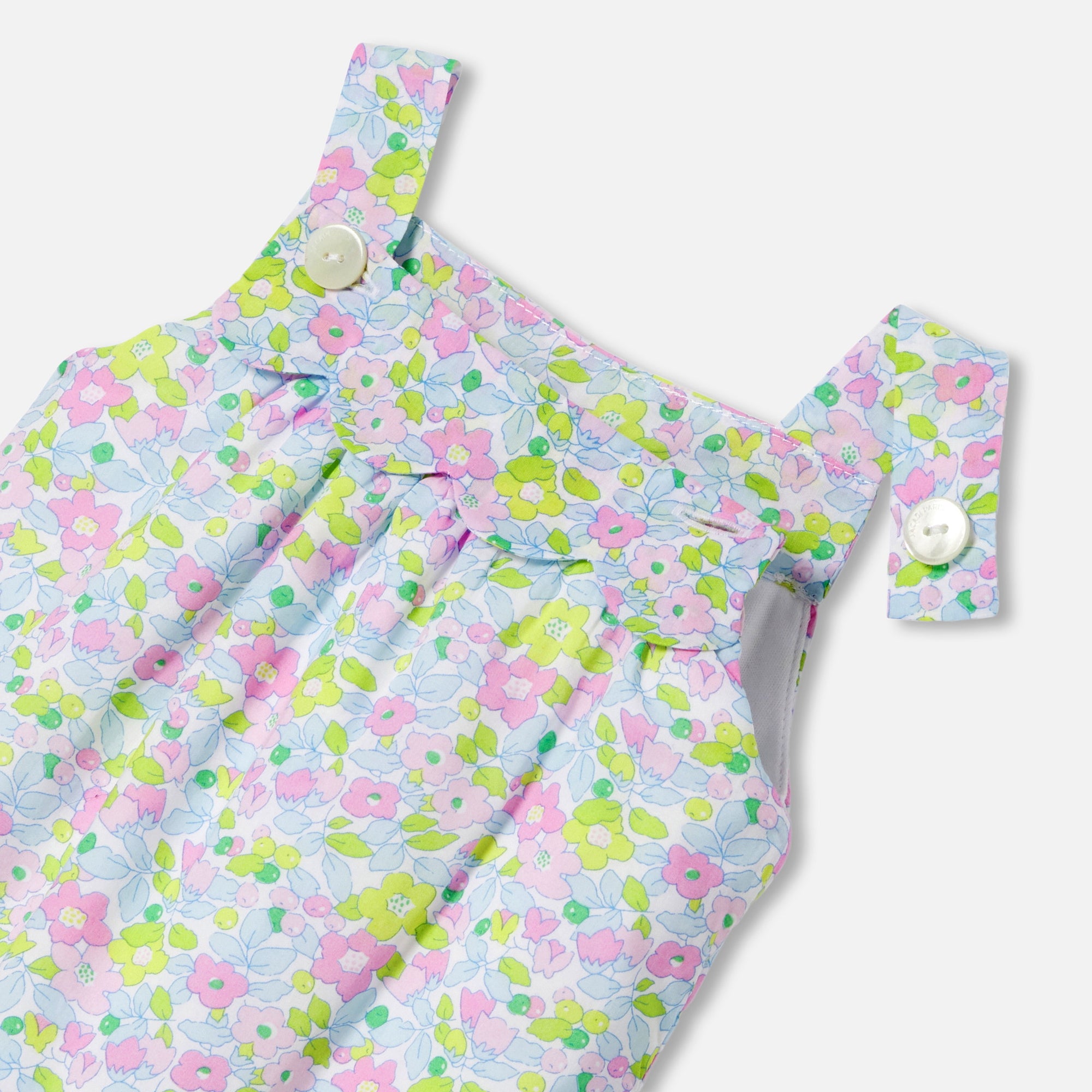 330 QTY / BLANC/MULTICO PAP SALOPETTE MADELINE