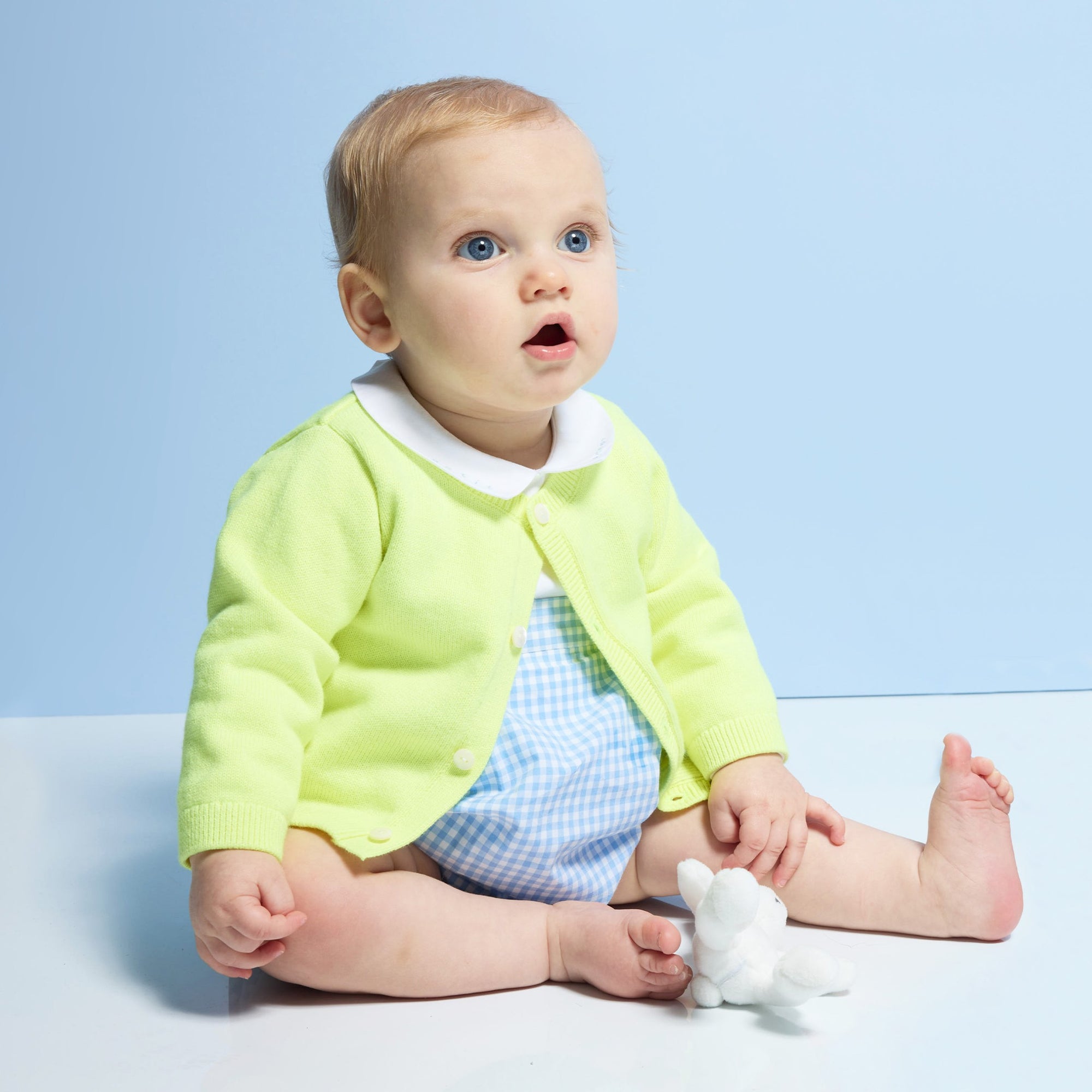 8 QTY / JAUNE FLUO PAP GILET / CARDIGAN MARCEL