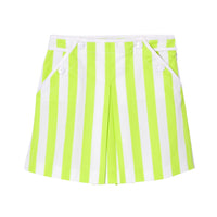 102 QTY / BLANC/VERT PAP JUPE MADELEINE