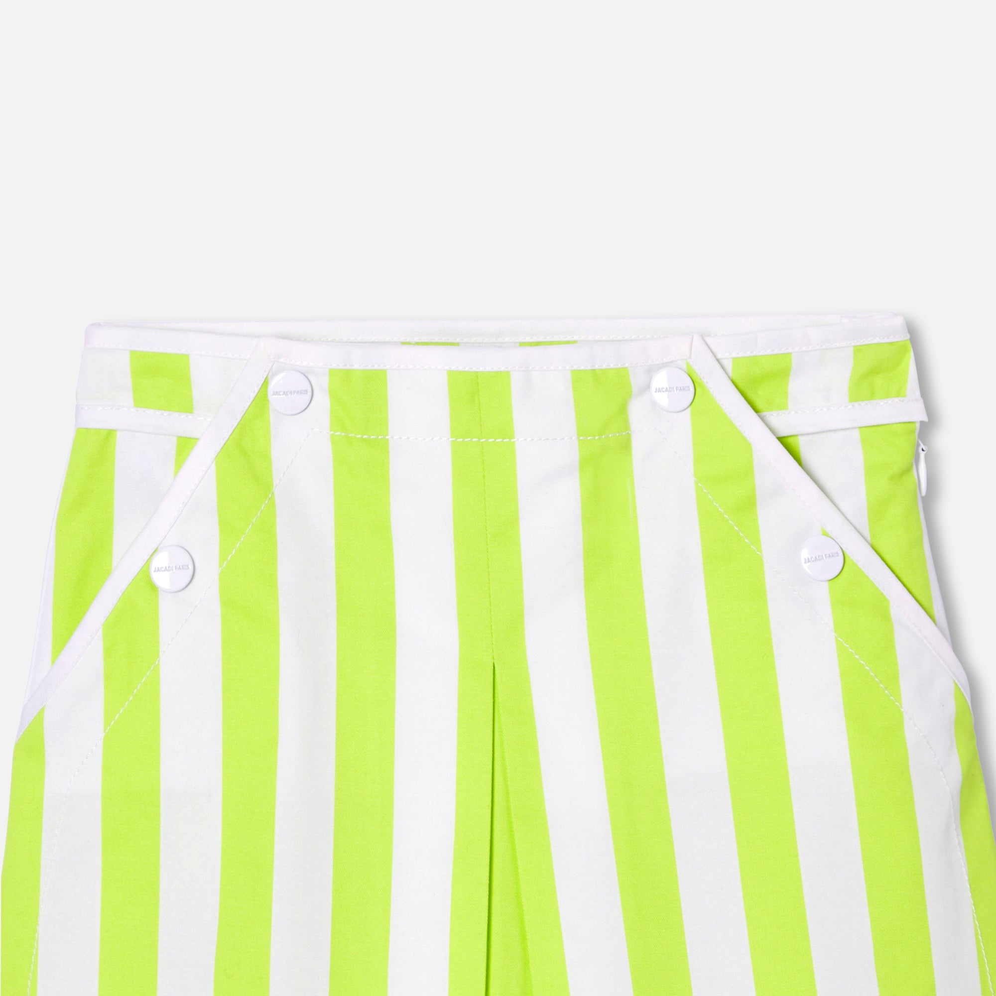 102 QTY / BLANC/VERT PAP JUPE MADELEINE