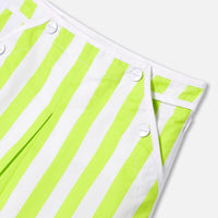 102 QTY / BLANC/VERT PAP JUPE MADELEINE
