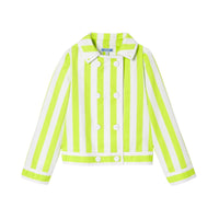 355 QTY / BLANC/VERT PAP GROSSE PIECE MACARON