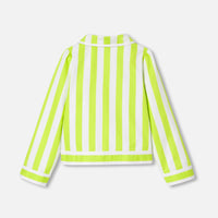 355 QTY / BLANC/VERT PAP GROSSE PIECE MACARON