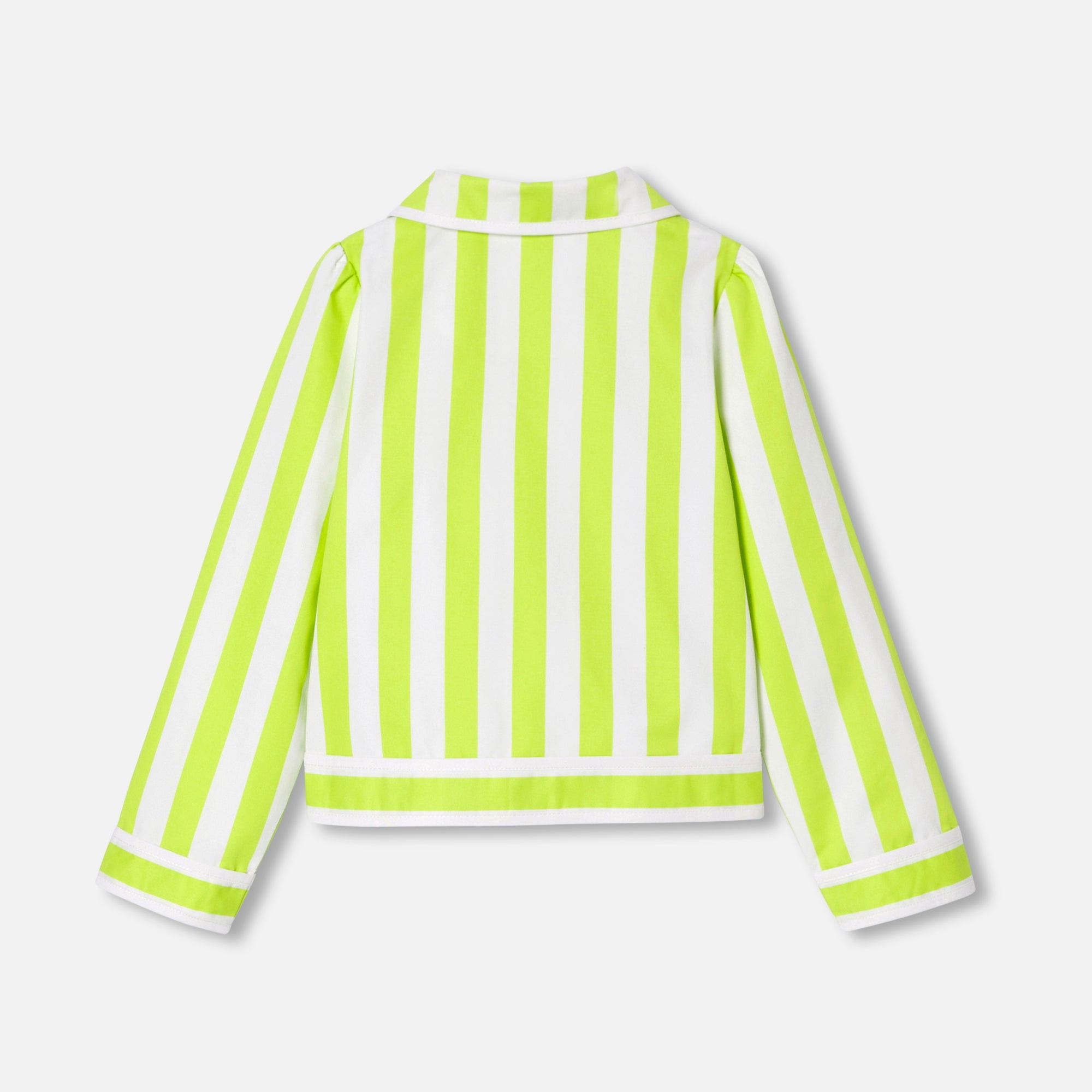 355 QTY / BLANC/VERT PAP GROSSE PIECE MACARON