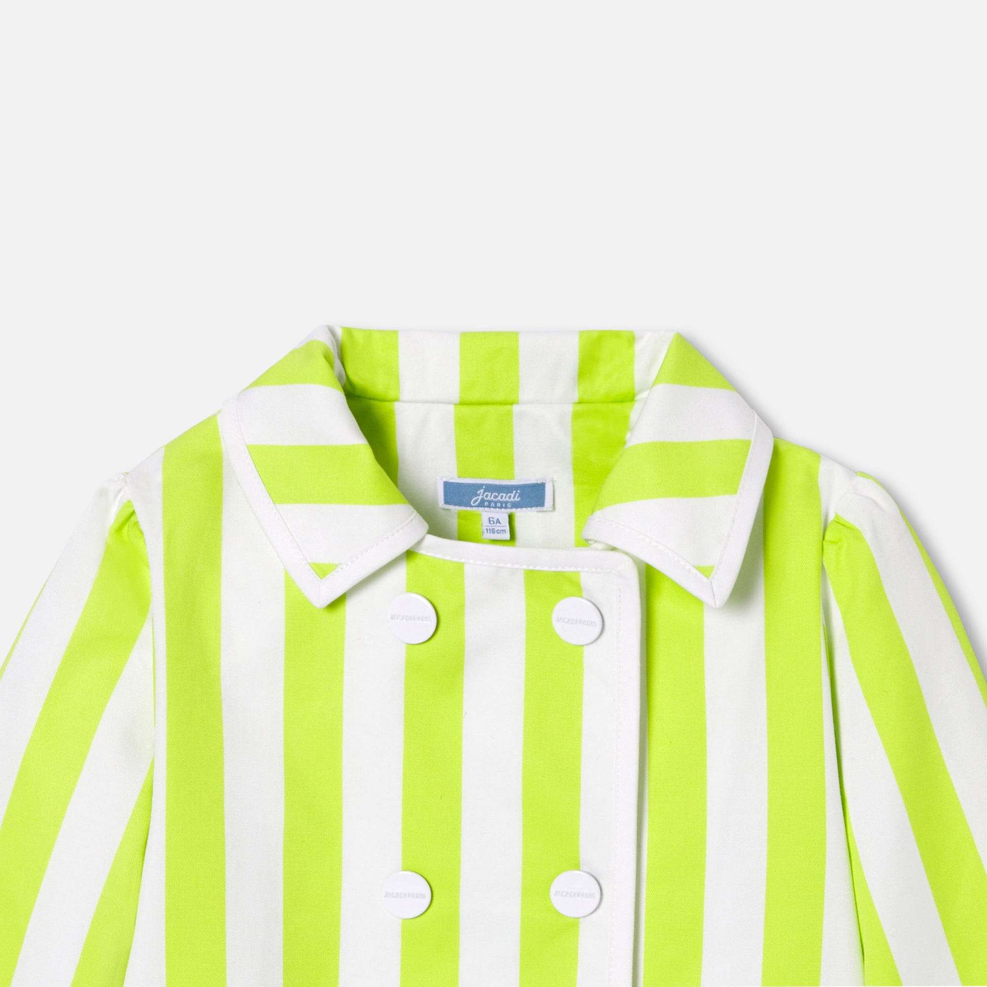 355 QTY / BLANC/VERT PAP GROSSE PIECE MACARON
