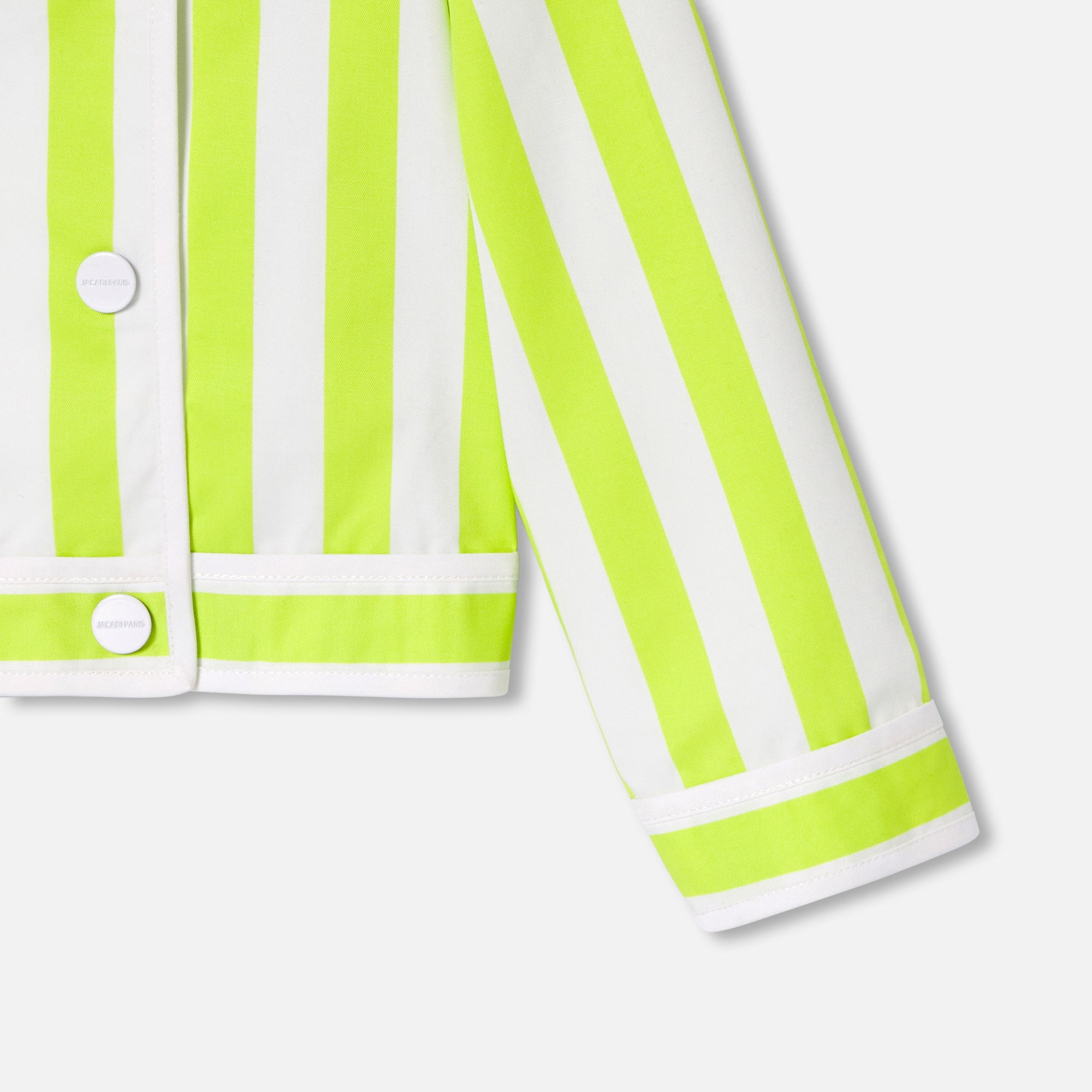 355 QTY / BLANC/VERT PAP GROSSE PIECE MACARON