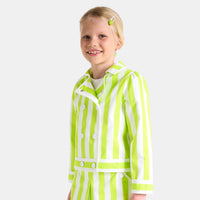 355 QTY / BLANC/VERT PAP GROSSE PIECE MACARON