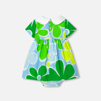 0 QTY / BLANC/MULTICO PAP ROBE MISTINGUETTE