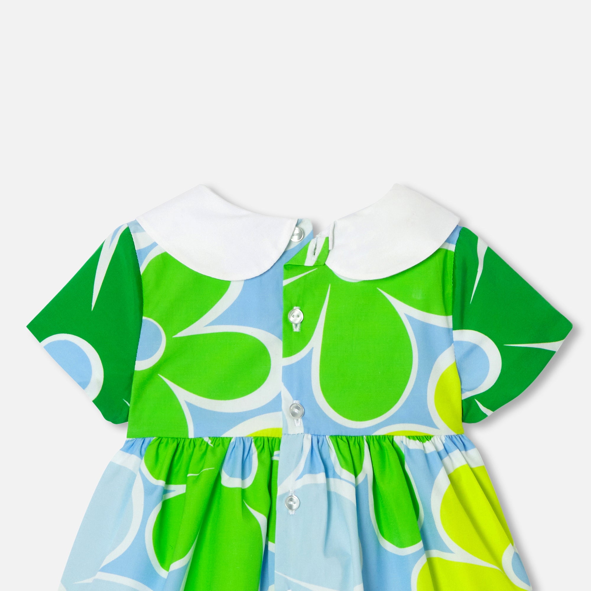 0 QTY / BLANC/MULTICO PAP ROBE MISTINGUETTE