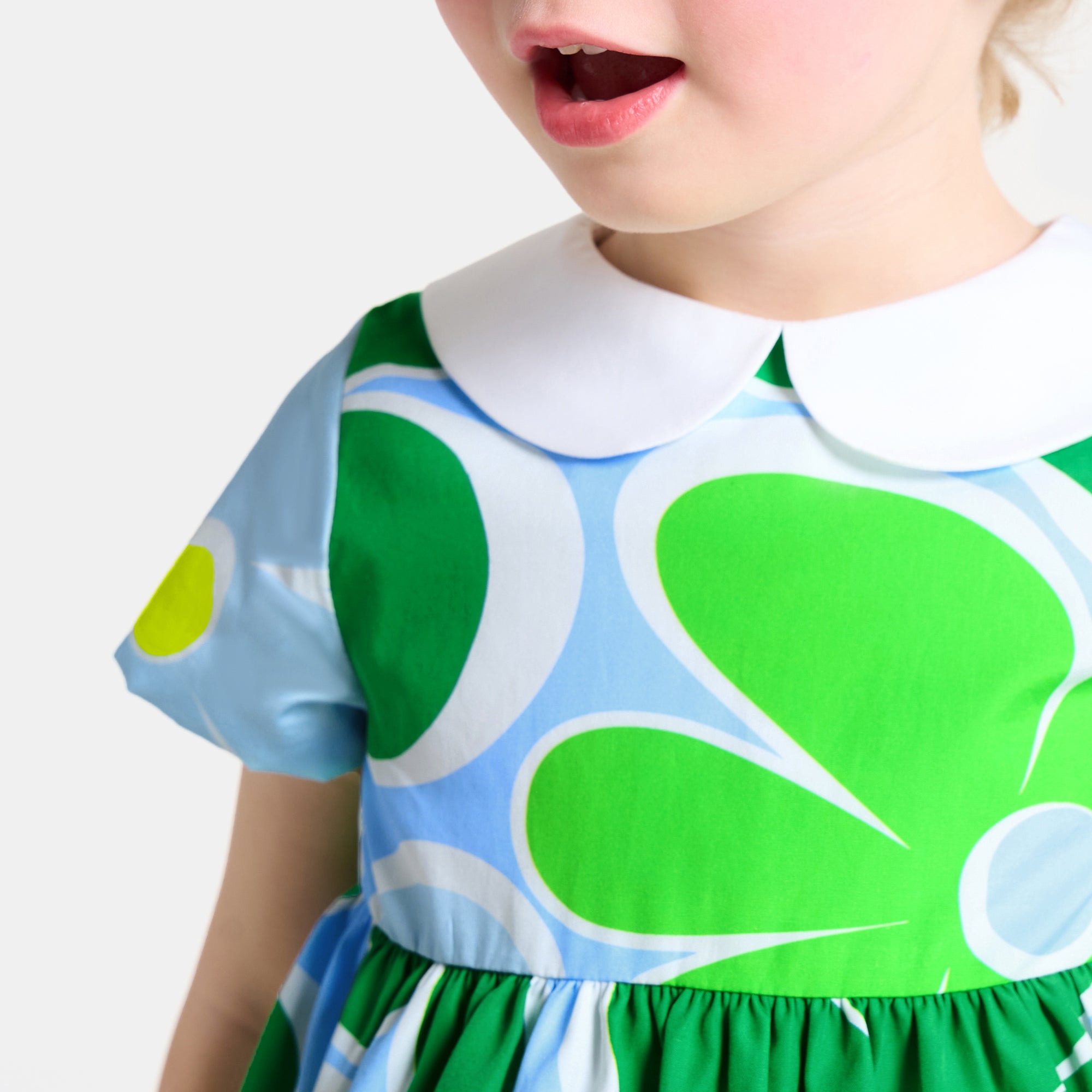 0 QTY / BLANC/MULTICO PAP ROBE MISTINGUETTE