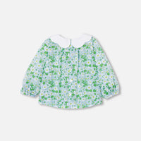 0 QTY / BLANC/MULTICO PAP TUNIQUE / BLOUSE MARTINETTE