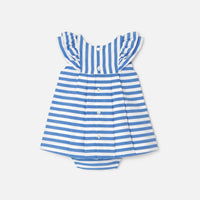 143 QTY / BLEU/BLANC PAP ROBE CAURORE