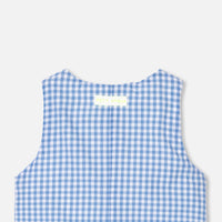 684 QTY / BLEU/BLANC PAP COMBINAISON/ BLOOMER MARCEAU