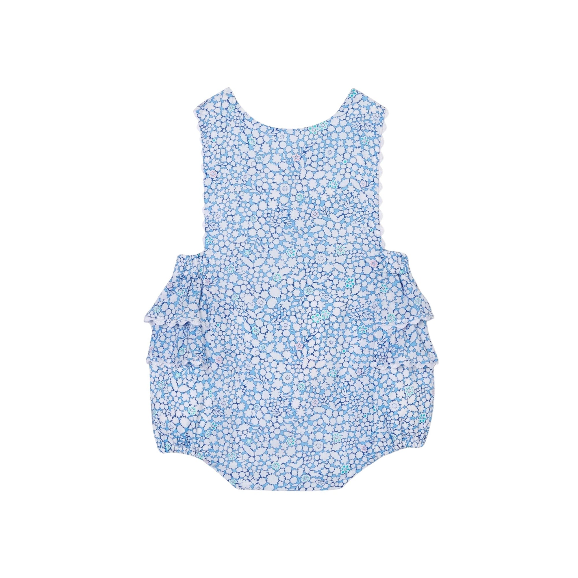 238 QTY / BLEU/MULTICO PAP COMBINAISON/ BLOOMER COCOTTA