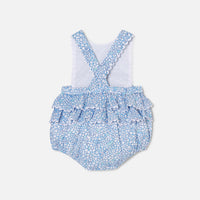 238 QTY / BLEU/MULTICO PAP COMBINAISON/ BLOOMER COCOTTA