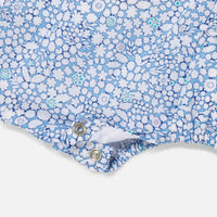 238 QTY / BLEU/MULTICO PAP COMBINAISON/ BLOOMER COCOTTA