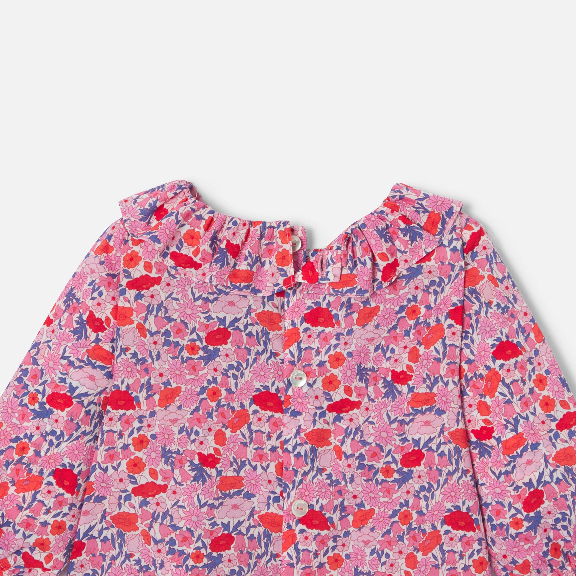 13 QTY / ROSE/MULTICO PAP TUNIQUE / BLOUSE MONETTE