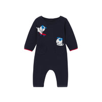 4 QTY / MARINE/MULTICO PAP COMBINAISON/ BLOOMER MATTEO