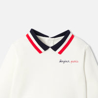 15 QTY / BLANC/BLEU PAP ENSEMBLE MILOU