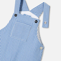 226 QTY / BLANC/BLEU PAP SALOPETTE MAXI