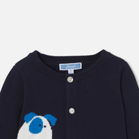 0 QTY / MARINE/MULTICO PAP GILET / CARDIGAN MEDOR