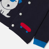 0 QTY / MARINE/MULTICO PAP GILET / CARDIGAN MEDOR