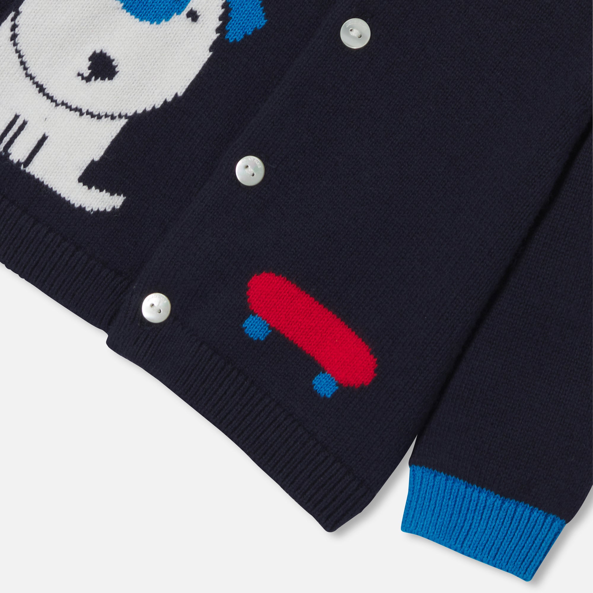 0 QTY / MARINE/MULTICO PAP GILET / CARDIGAN MEDOR