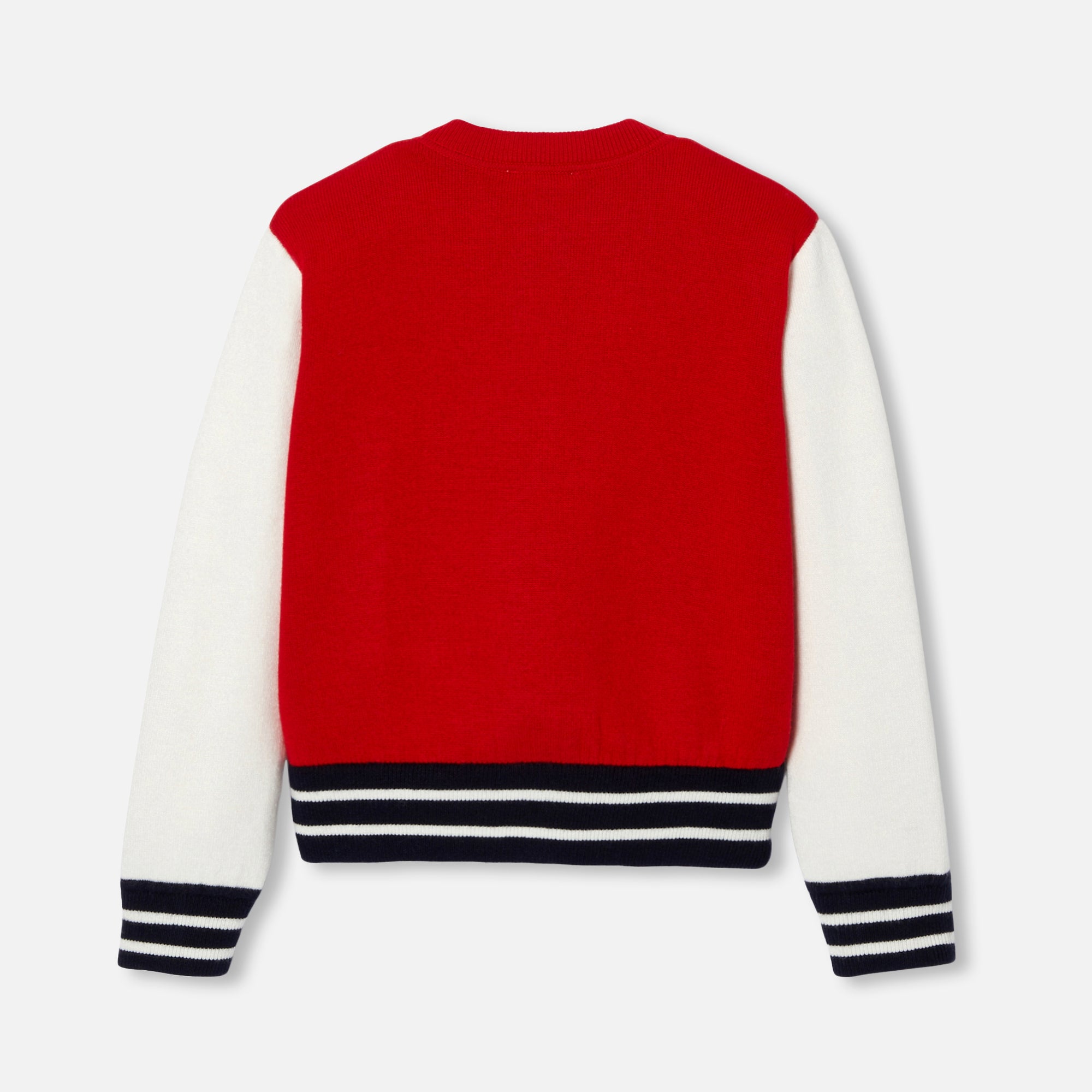 628 QTY / ROUGE/MULTICO PAP GILET / CARDIGAN GIROFLE