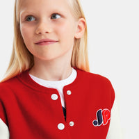 628 QTY / ROUGE/MULTICO PAP GILET / CARDIGAN GIROFLE