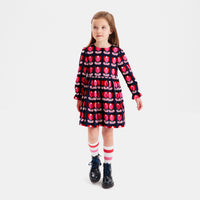 21 QTY / BLEU/MULTICO PAP ROBE GALATEE