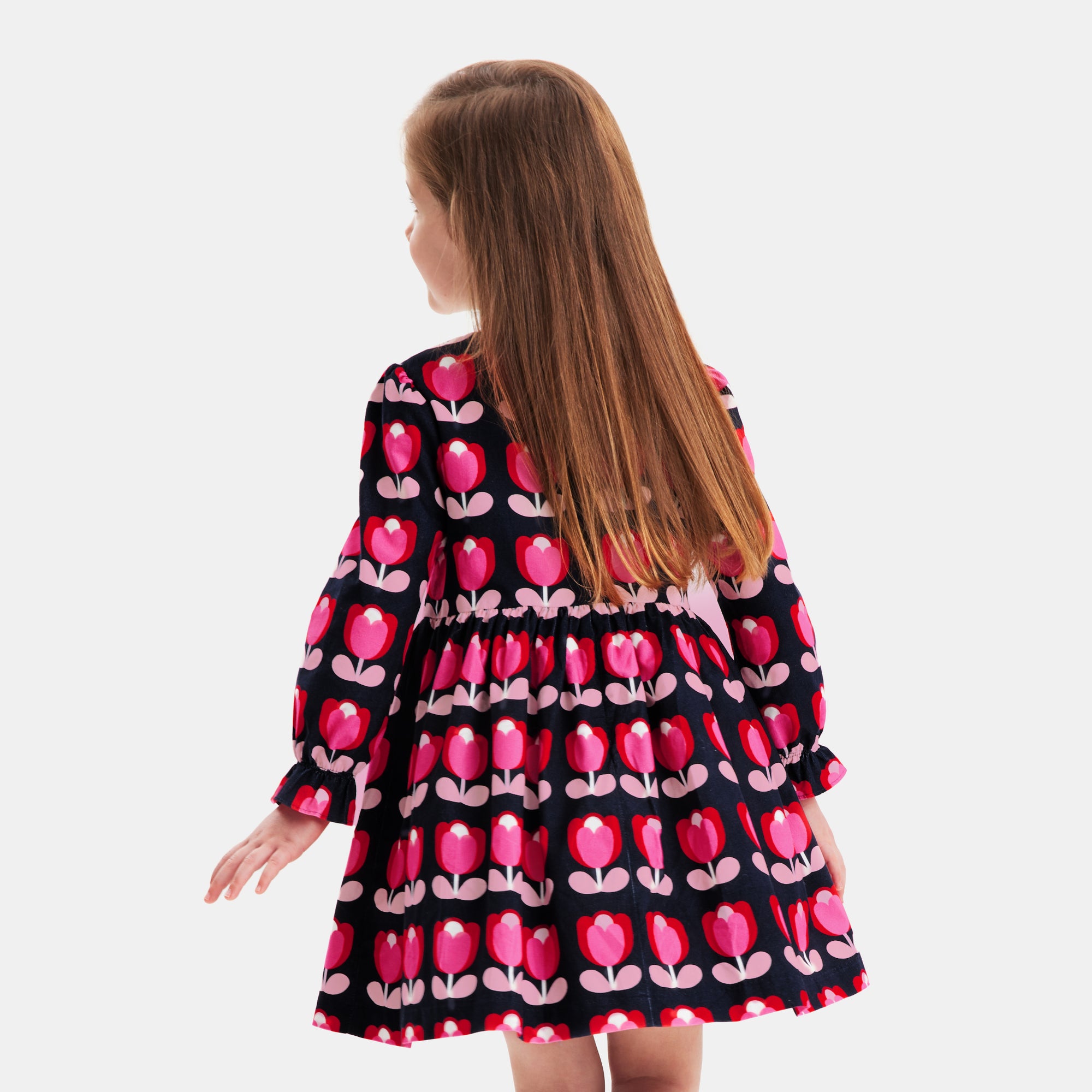 21 QTY / BLEU/MULTICO PAP ROBE GALATEE