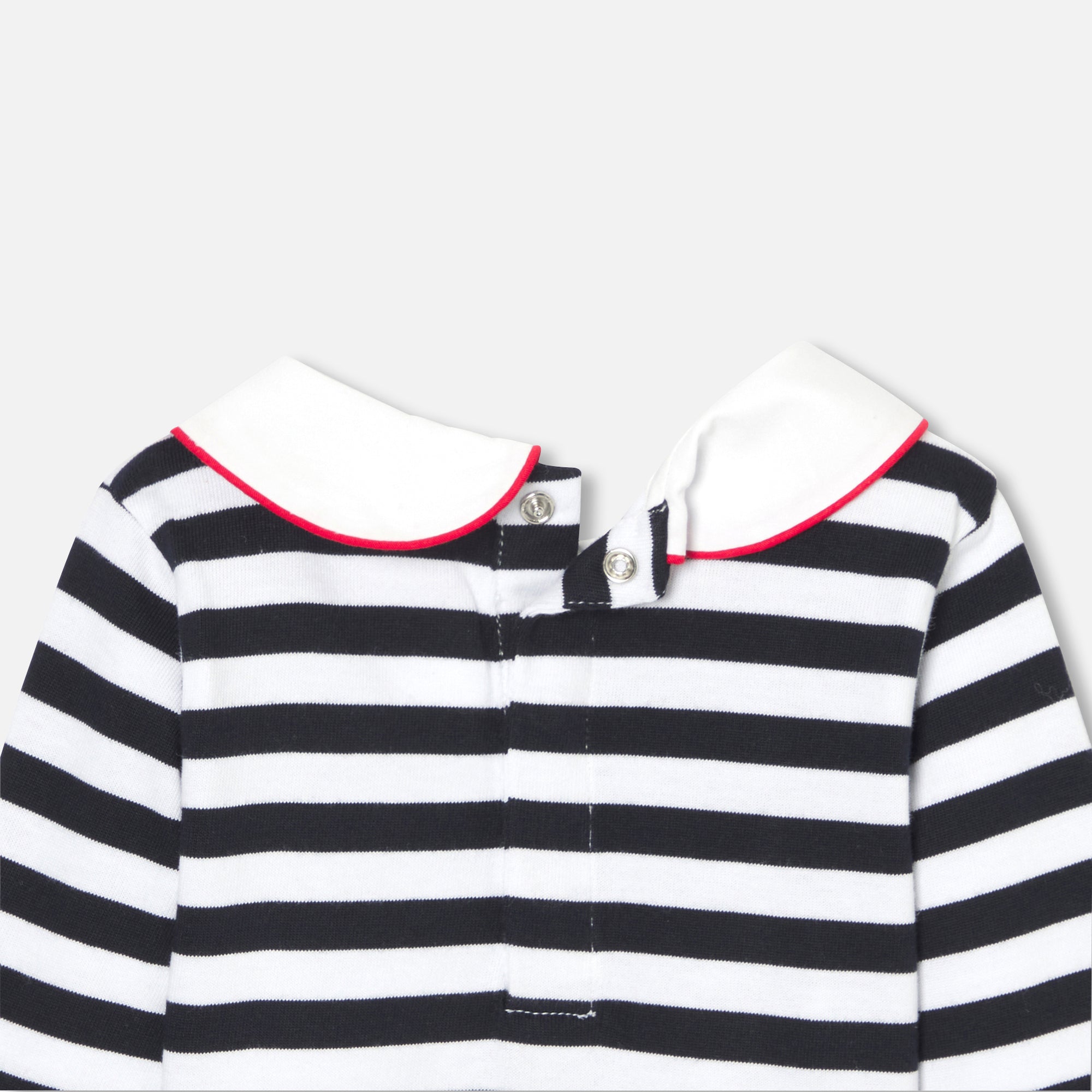 0 QTY / BLANC/MARINE PAP TEE-SHIRT GIBUS