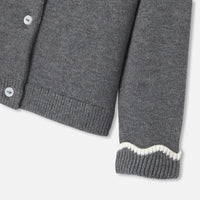 0 QTY / GRIS  PAP GILET / CARDIGAN GIGOU