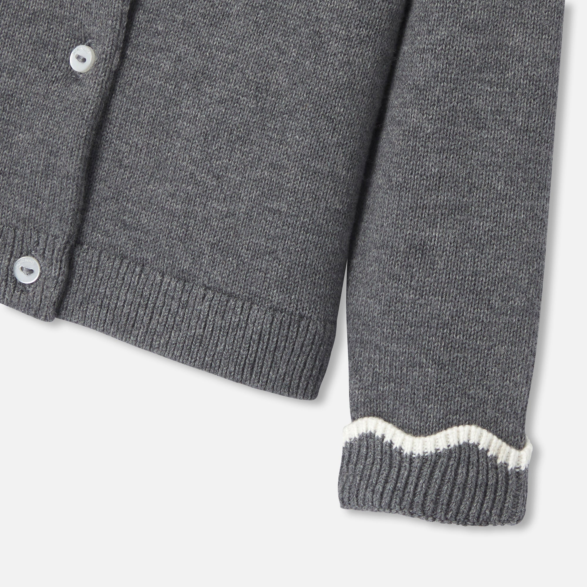0 QTY / GRIS  PAP GILET / CARDIGAN GIGOU