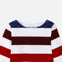 0 QTY / BLANC/ROUGE PAP TEE-SHIRT GERALD