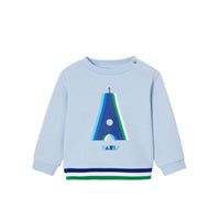 46 QTY / BLEU CLAIR  PAP SWEAT GOUTTE