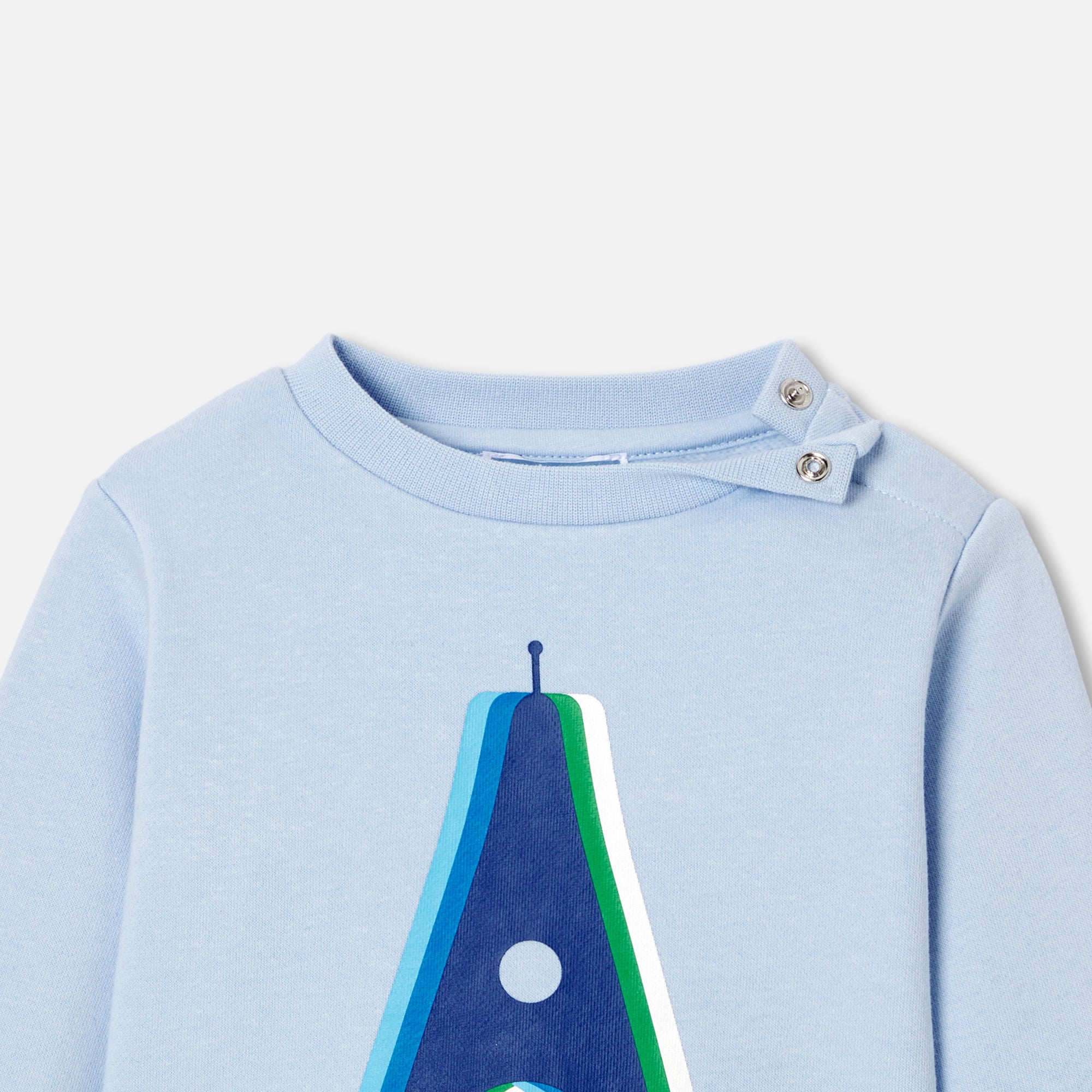 46 QTY / BLEU CLAIR  PAP SWEAT GOUTTE