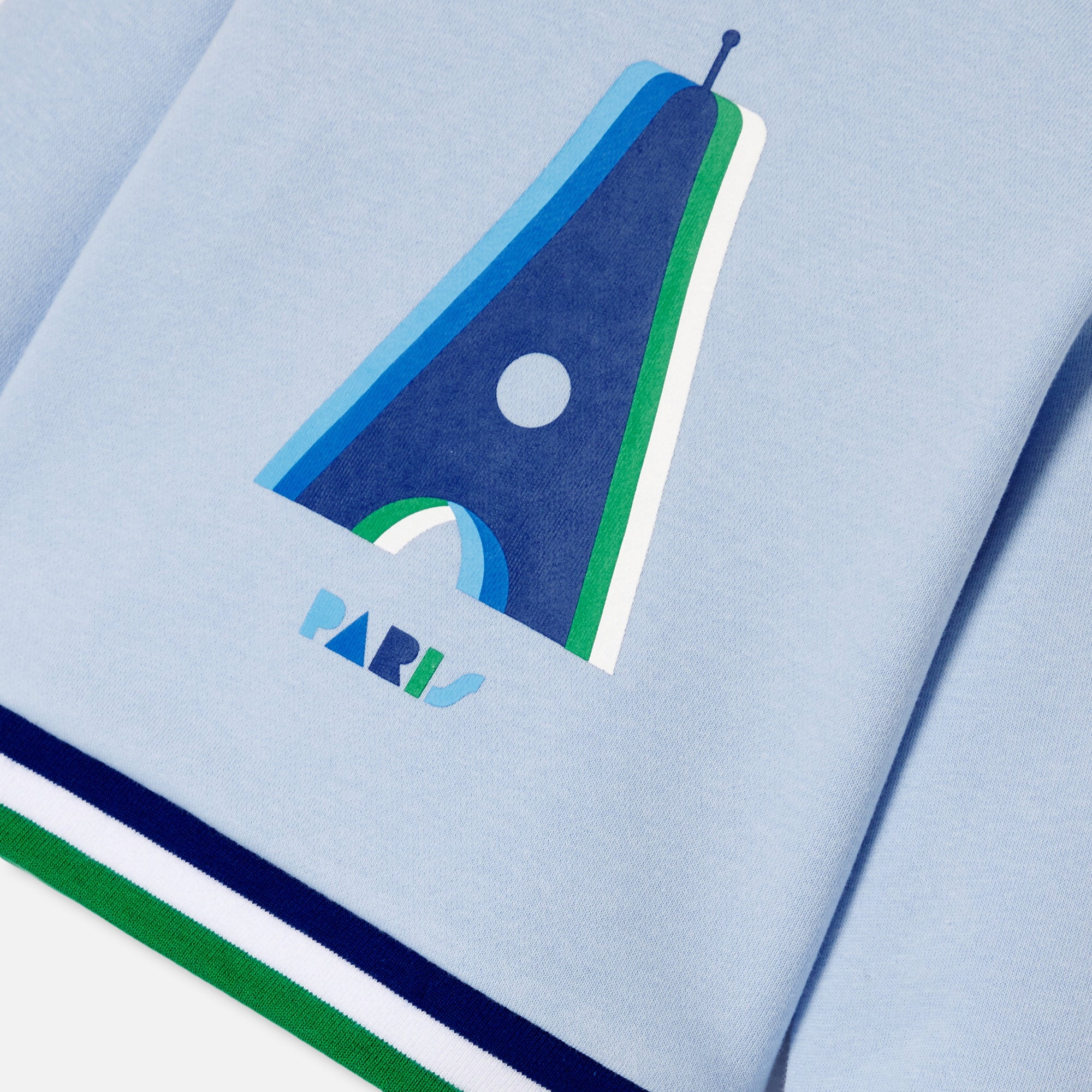 46 QTY / BLEU CLAIR  PAP SWEAT GOUTTE