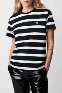 T-shirt Welcome Preppy - Marine