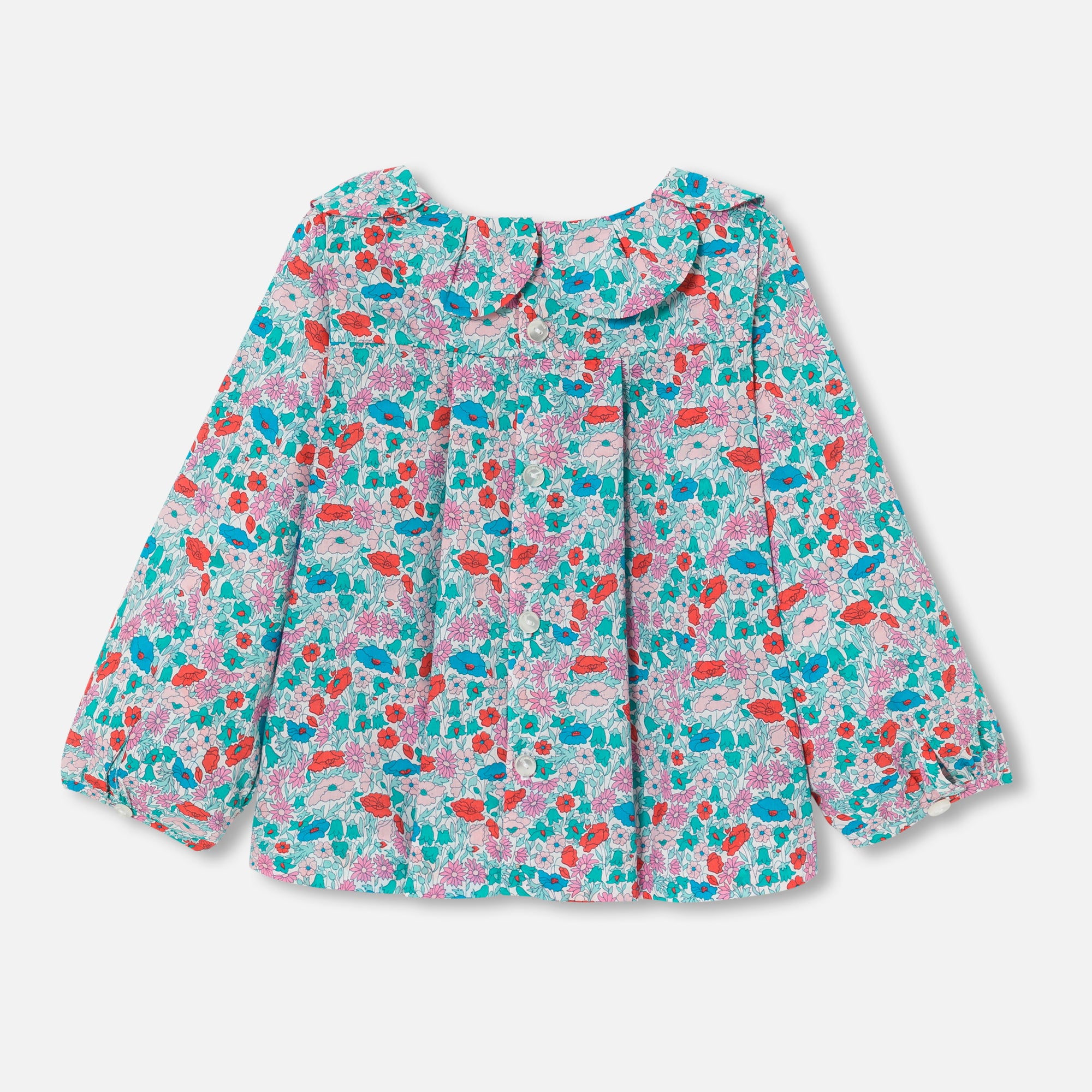 0 QTY / BLANC/MULTICO PAP TUNIQUE / BLOUSE MELODINE