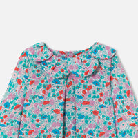 0 QTY / BLANC/MULTICO PAP TUNIQUE / BLOUSE MELODINE