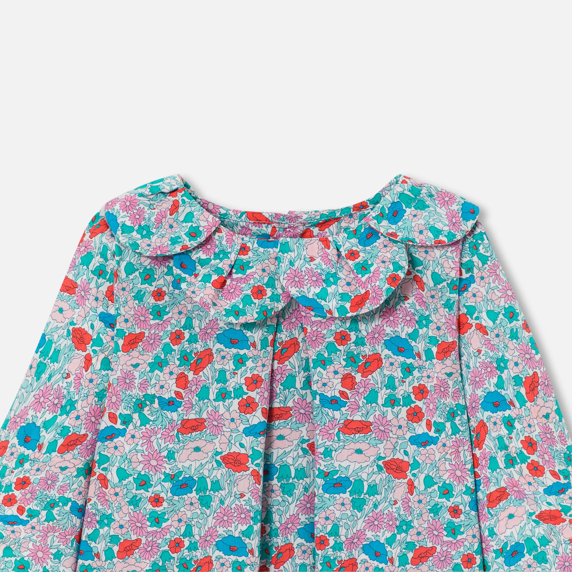 0 QTY / BLANC/MULTICO PAP TUNIQUE / BLOUSE MELODINE