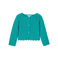 7 QTY / VERT EMERAUDE PAP GILET / CARDIGAN MITSOU